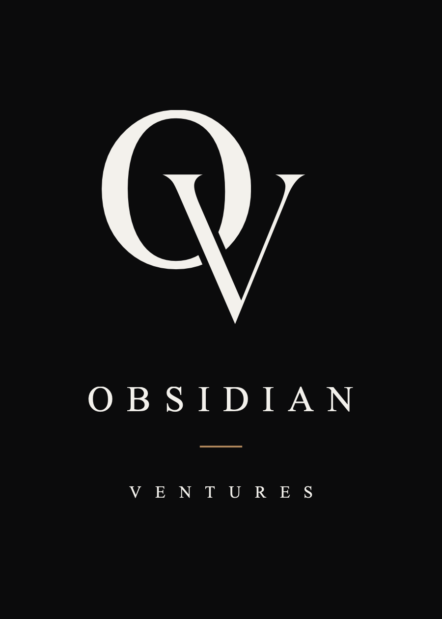 Logo vertical Obsidian Ventures