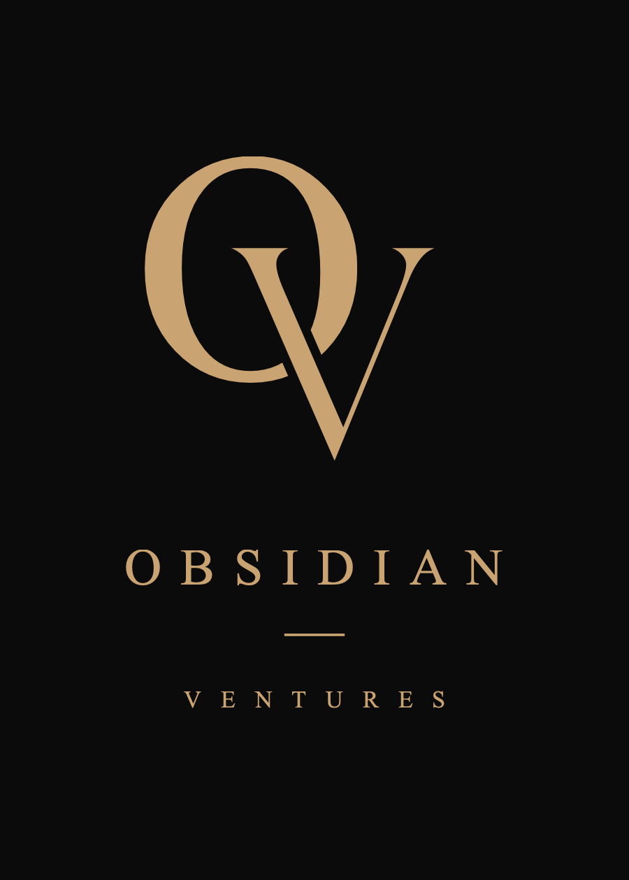 Logo vertical Obsidian Ventures